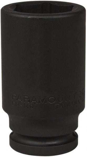 Paramount - 3/4" Drive 35mm Deep Impact Socket - 6 Points, 3-35/64" OAL - Exact Tooling
