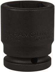 Paramount - 3/4" Drive 32mm Standard Impact Socket - 6 Points, 2-1/4" OAL - Exact Tooling