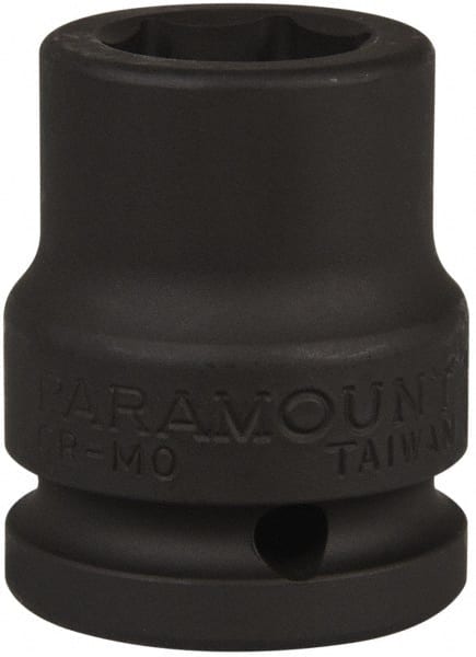Paramount - 3/4" Drive 13/16" Standard Impact Socket - 6 Points, 2" OAL - Exact Tooling