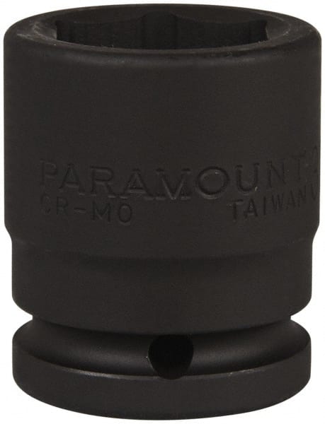 Paramount - 3/4" Drive 30mm Standard Impact Socket - 6 Points, 2-3/32" OAL - Exact Tooling