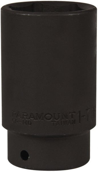 Paramount - 1/2" Drive 1-7/16" Deep Impact Socket - 6 Points, 3-1/2" OAL - Exact Tooling