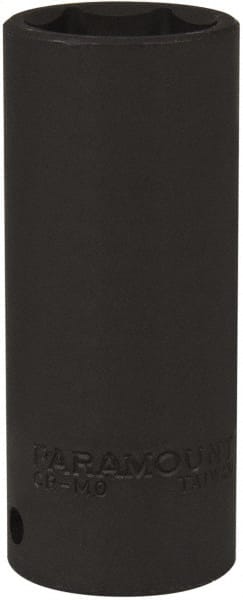 Paramount - 1/2" Drive 15/16" Deep Impact Socket - 6 Points, 3-1/2" OAL - Exact Tooling