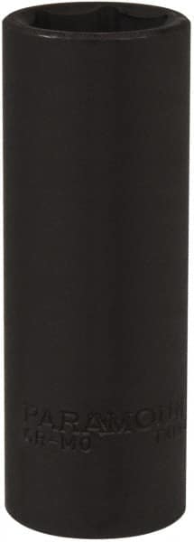 Paramount - 1/2" Drive 13/16" Deep Impact Socket - 6 Points, 3-5/16" OAL - Exact Tooling