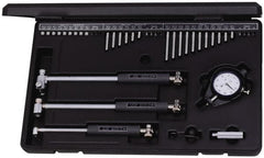 Mitutoyo - 26 Anvil, 0.7 to 6" Dial Bore Gage - 0.0005" Graduation, 4, 6" Gage Depth, Accurate to 0.00008", Carbide Contact Point - Exact Tooling