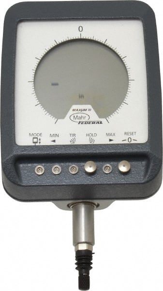 Mahr - 0 to 0.199mm (Reduced), 1mm (Standard)mm Range, 0.00002, 0.00005, 0.0001 & 0.0005" Graduation, Electronic Drop Indicator - Accurate to 0.25& (Reduced), 0.5% (Standard)%, English & Metric System, Digital Display - Exact Tooling