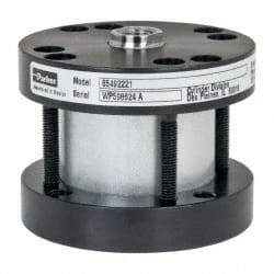 Parker - 1" Stroke x 1-1/2" Bore Double Acting Air Cylinder - 1/8 Port, 3/8-24 Rod Thread, -10 to 200°F - Exact Tooling