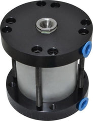 Parker - 2" Stroke x 2" Bore Double Acting Air Cylinder - 1/8 Port, 1/2-20 Rod Thread, -10 to 200°F - Exact Tooling