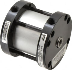 Parker - 2" Stroke x 2-1/2" Bore Double Acting Air Cylinder - 1/4 Port, 1/2-20 Rod Thread, -10 to 200°F - Exact Tooling