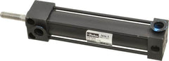 Parker - 3" Stroke x 3/4" Bore Double Acting Air Cylinder - 1/8 Port, 1/4-20 Rod Thread, 200 Max psi, -10 to 165°F - Exact Tooling