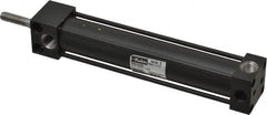 Parker - 4" Stroke x 3/4" Bore Double Acting Air Cylinder - 1/8 Port, 1/4-20 Rod Thread, 200 Max psi, -10 to 165°F - Exact Tooling