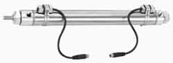 Parker - 6" Stroke x 1-1/16" Bore Double Acting Air Cylinder - 1/8 Port, 5/16-24 Rod Thread, 250 Max psi, 14 to 140°F - Exact Tooling