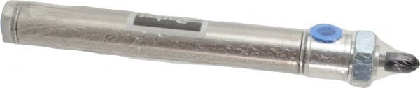 Parker - 4" Stroke x 3/4" Bore Double Acting Air Cylinder - 1/8 Port, 1/4-28 Rod Thread, 250 Max psi, 14 to 140°F - Exact Tooling