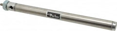 Parker - 8" Stroke x 3/4" Bore Double Acting Air Cylinder - 1/8 Port, 1/4-28 Rod Thread, 250 Max psi, 14 to 140°F - Exact Tooling