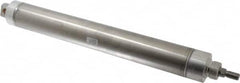 Parker - 12" Stroke x 2" Bore Double Acting Air Cylinder - 1/4 Port, 1/2-20 Rod Thread, 250 Max psi, 14 to 140°F - Exact Tooling