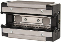 THK - 98mm L x 60mm W x 38mm H, 40mm Transverse Hole Spcg, 40mm Lateral Hole Spcg, 4 Way HSR Block - 16mm Overhang, 28 Kn Dynamic Capacity, M8X10 Hole, 46.8 kn Static Load Rating, 45" High Assembly - Exact Tooling