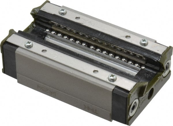 THK - 83mm L x 48mm W x 26mm H, 35mm Transverse Hole Spcg, 35mm Lateral Hole Spcg, Horizontal Mount Radial SR Block - 12.5mm Overhang, 20.3 Kn Dynamic Capacity, M6X9 Hole, 39.5 kn Static Load Rating, 33" High Assembly - Exact Tooling