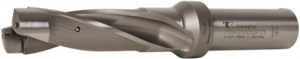 Kennametal - 31.75 to 32mm Diam, 3xD, 96mm Max Depth, 1-1/4" Shank Diam, 133.48mm Flute, 234.95mm OAL, Replaceable Tip Drill - KSEM1250 Insert, 8 Seat Size, Series KSEM - Exact Tooling