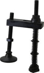 Value Collection - 5/8-11 Tap Size, Steel Strap Clamp Assembly - Swing Clamp, 7/8" Strap Thickness, 1-1/2" Travel, 5" Strap Len, 1-1/2" Strap Width - Exact Tooling