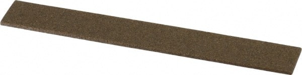 Norton - 4" Long x 1/2" Wide x 1/16" Thick, Aluminum Oxide Sharpening Stone - Taper, Coarse Grade - Exact Tooling