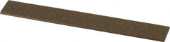 Norton - 4" Long x 1/2" Wide x 1/16" Thick, Aluminum Oxide Sharpening Stone - Taper, Coarse Grade - Exact Tooling