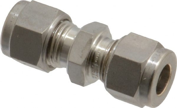 Ham-Let - 8mm OD, Grade 316Stainless Steel Union - Comp x Comp Ends - Exact Tooling