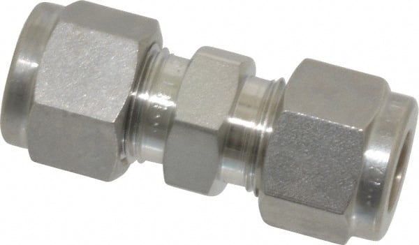 Ham-Let - 3/8" OD, Grade 316Stainless Steel Union - Comp x Comp Ends - Exact Tooling
