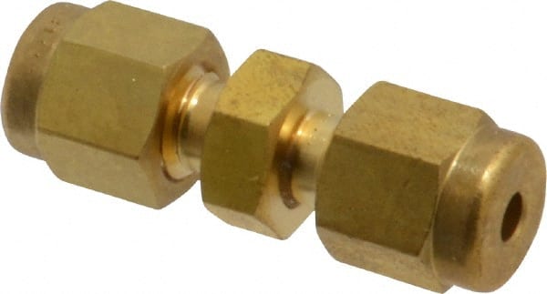 Ham-Let - 1/8" OD, Brass Union - Comp x Comp Ends - Exact Tooling