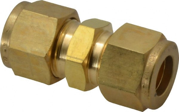 Ham-Let - 1/2" OD, Brass Union - Comp x Comp Ends - Exact Tooling