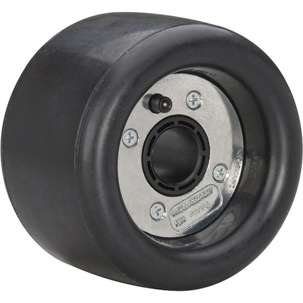 Dynabrade - 5" Wheel OD, 3-1/2" Wheel Width, 3,500 RPM, Composite, Pneumatic Wheel without Hub - 15-1/2" Long x 3-1/2" Wide, 5/8" Wheel Arbor Hole - Exact Tooling