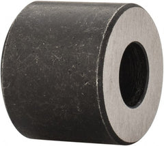 Gibraltar - 1/2" OAL, 5/8" OD, Heat Treated Steel, Counterbored Rest Button - Black Oxide Coating - Exact Tooling