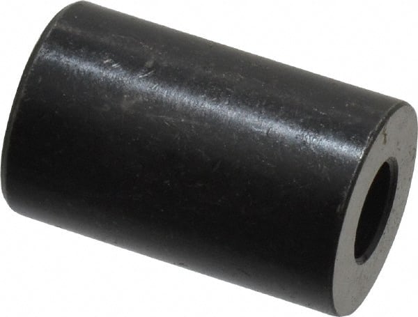 Gibraltar - 1" OAL, 5/8" OD, Heat Treated Steel, Counterbored Rest Button - Black Oxide Coating - Exact Tooling