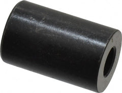 Gibraltar - 1" OAL, 5/8" OD, Heat Treated Steel, Counterbored Rest Button - Black Oxide Coating - Exact Tooling