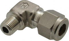 Ham-Let - 5/16" OD, Grade 316Stainless Steel Male Elbow - Comp x MNPT Ends - Exact Tooling
