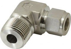 Ham-Let - 1/2" OD, Grade 316Stainless Steel Male Elbow - Comp x MNPT Ends - Exact Tooling