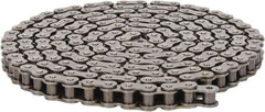 Morse - 5/8" Pitch, ANSI 50, Single Strand Roller Chain - Chain No. 50, 10 Ft. Long, 0.4" Roller Diam, 3/8" Roller Width - Exact Tooling