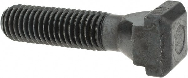 Gibraltar - M12 x 1.75, 35mm Thread Length, 12mm Slot Width, Black Oxide, Steel T Slot Bolt - 50mm Length Under Head, Grade 10.9, 18mm Head Width x 7mm Head Height - Exact Tooling
