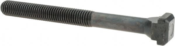 Gibraltar - M12 x 1.75, 75mm Thread Length, 12mm Slot Width, Black Oxide, Steel T Slot Bolt - 125mm Length Under Head, Grade 10.9, 18mm Head Width x 7mm Head Height - Exact Tooling