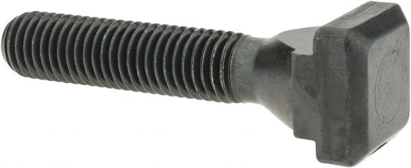 Gibraltar - M12 x 1.75, 45mm Thread Length, 14mm Slot Width, Black Oxide, Steel T Slot Bolt - 63mm Length Under Head, Grade 10.9, 22mm Head Width x 8mm Head Height - Exact Tooling