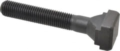 Gibraltar - M20 x 2.5, 85mm Thread Length, 22mm Slot Width, Black Oxide, Steel T Slot Bolt - 125mm Length Under Head, Grade 8.8, 35mm Head Width x 14mm Head Height - Exact Tooling