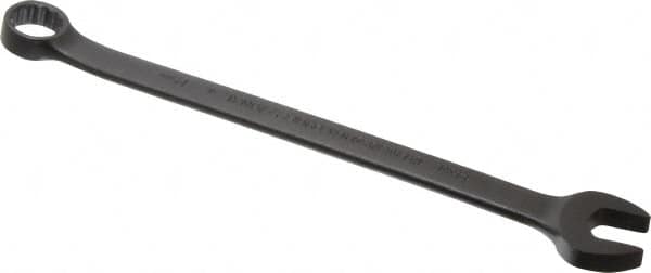 Proto - 14mm 12 Point Combination Wrench - 15° Offset Angle, 8-5/8" OAL, Steel, Black Finish - Exact Tooling