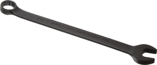 Proto - 16mm 12 Point Combination Wrench - 15° Offset Angle, 9-13/32" OAL, Steel, Black Finish - Exact Tooling