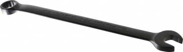 Proto - 17mm 12 Point Combination Wrench - 15° Offset Angle, 10-1/8" OAL, Steel, Black Finish - Exact Tooling