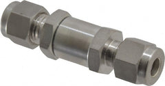 Ham-Let - 1/4" Stainless Steel Check Valve - Inline, Comp x Comp, 3,000 WOG - Exact Tooling