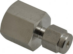 Ham-Let - 1/8" OD, Grade 316Stainless Steel Female Connector - Comp x FNPT Ends - Exact Tooling