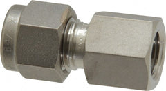 Ham-Let - 1/4" OD, Grade 316Stainless Steel Female Connector - Comp x FNPT Ends - Exact Tooling