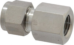 Ham-Let - 3/8" OD, Grade 316Stainless Steel Female Connector - Comp x FNPT Ends - Exact Tooling