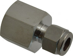 Ham-Let - 3/8" OD, Grade 316Stainless Steel Female Connector - Comp x FNPT Ends - Exact Tooling