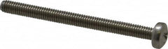 Value Collection - M3x0.50 Metric Coarse, 35mm Length Under Head Phillips Drive Machine Screw - Pan Head, Grade 18-8 & A2 Stainless Steel, Uncoated, Without Washer - Exact Tooling