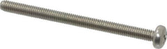 Value Collection - M3x0.50 Metric Coarse, 40mm Length Under Head Phillips Drive Machine Screw - Pan Head, Grade 18-8 & A2 Stainless Steel, Uncoated, Without Washer - Exact Tooling