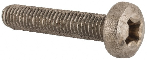 Value Collection - M8x1.25 Metric Coarse, 40mm Length Under Head Phillips Drive Machine Screw - Pan Head, Grade 18-8 & A2 Stainless Steel, Uncoated, Without Washer - Exact Tooling